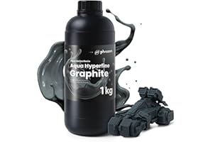 Phrozen Aqua Hyperfine-Graphite | 3D Drucker Resin für LCD 3D Printer mit 12K+ Auflösung | 405nm Standard Photopolymer Druck Harz | Hohe Präzision, Stabile Druckqualität - Grau (1kg)