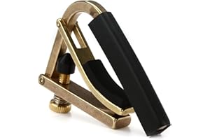 SHUBB - C1B Original, Capo Cordes Acier pour Guitare, Bronze