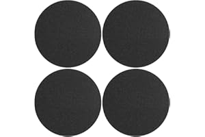 VQEOEOT Filtri Antiodore rotondi per Secchio di Compost, 4 Pezzi, Filtro a Carbone Attivo Compatibile con Compost Bin, per il Bidone Umido Filtro a Carboni Attivi, diametro 17 cm, spessore 0,5 cm