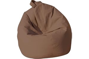 13Casa Dea Poltrona a Sacco, finta pelle, Marrone, 70 x 110 cm