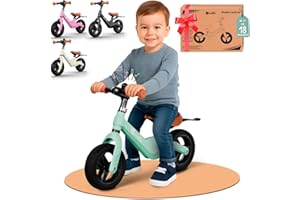 Mallie® sicheres Kinder Laufrad ab 2 Jahre I Inkl. Klingel & Spritzschutz I Lenker und Sitz Verstellbar - Laufräder, Laufrad ab 3 Jahre, 4 Jahre Balance Bike I Weihnachten