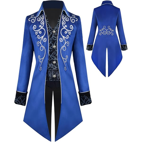 Riismen Garçon Sans Manches Veste Steampunk Queue-de-pie Gothique