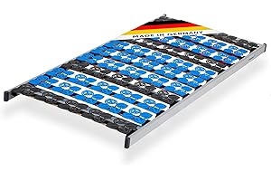 ‎CUBESLEEP CubeSleep 7-Zonen Lattenrost Cloud NV Tellerrahmen 90x200cm | starr | Made In Germany | GS Zertifiziert – geprüfte Sicherheit