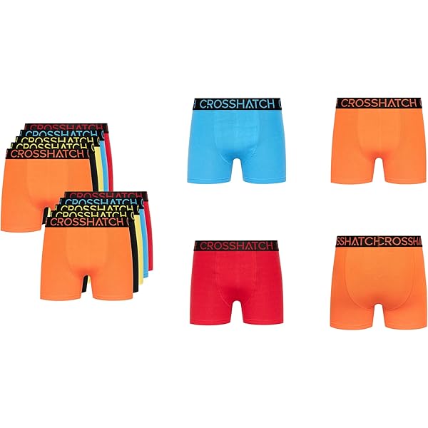 Crosshatch Heren Bresler Drie Pack Boxer Shorts Zwart