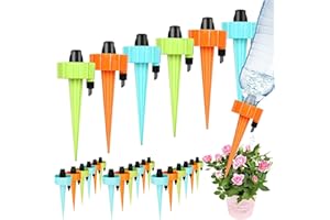 SPVN 24pcs Irrigation Goutte à Goutte Kit, Arroseurs automatiques Plantes Irrigation Système, dispositif d'arrosage à vitesse réglable pour Plantes en pot dans le Jardin, Intérieur, Extérieur
