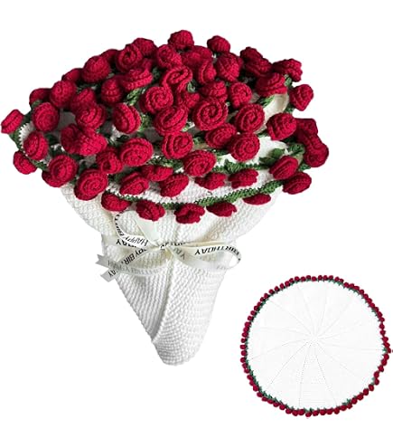 Coperta a bouquet di fiori all'uncinetto, lana, mantellina, 105
