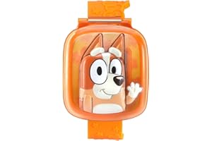 VTech Bluey Wackadoo Bingo Learning Watch, Official Bluey Toy, Toddler Watch with Stopwatch, Timer, Alarm & Games, Educational Gift for Children Ages 3, 4, 5, 6 + Years, English Version