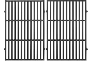 WELL GRILL 7638 44.5CM Grill Grates for Weber Spirit 300 Series, Spirit I & II 310, E/S 310, 320 & 330, Spirit 300/700, Genesis 1000-3500, Cast Iron Cooking Griddle Replacement Parts