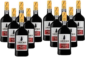 Portwein Sandeman Ruby - Dessertwein- 12 Flaschen