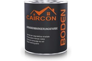 CAIRCON Markierungsfarbe Parkplatzfarbe Straßenmarkierungsfarbe GELB - 750ml