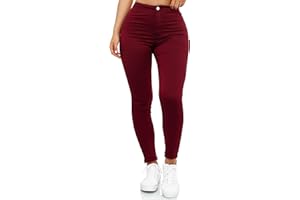 Elara Jeans da Donna Vita Alta Slim Fit Chunkyrayan