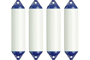 Klovoo Kit Parabordi Barca Tipo Majoni, Multipack 2/4/6 unità, Dimensioni 12x45, 15x58, 21x62, 24x70 cm, Universali