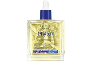 Phyto Paris Phyto 7 Olio Sublimatrice Universale 100 ml Olio per Capelli Sottili Secchi A Molto Secchi, Trattamento Multiuso, Nutrizione, Styling Rifinitura, 99% Ingredienti Naturali