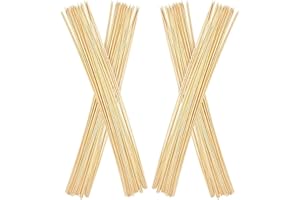 KEDBROK Netvic 91 cm 36 inch 5mm Extra Long Marshmallow Bamboo Roasting Sticks