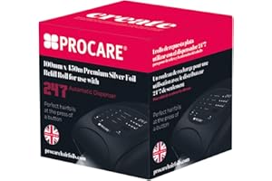 TREATONIC PROCARE 24/7 DISPENSER SILVER FOIL REFILL ROLL 100mm X 500m