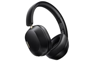 UGREEN HiTune Max5c Bluetooth Kopfhörer Over Ear mit Hybrid Active Noise Cancelling, Hi-Res Audio, LDAC, 75h Akku, Bluetooth 5.4, Spatial Audio, EQ in App, Duale Verbindung (Schwarz)