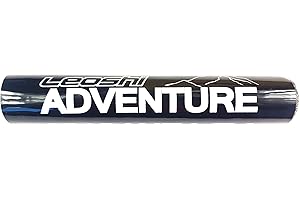 UK-MOTORS Enduro Lenker-Polster schwarz Hochglanz Länge 240 mm mit Klettverschluss