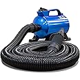 BLO AIR-RS - Powerful Variable Speed Car Dryer with Warm Filtered Air and Extra Long Hose (16ft/5M) Power: 43,500 CFM/FPM - 5.5HP