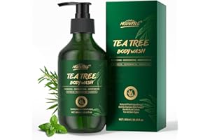POP MODERN.C ‎Gel Douche à L'arbre à Thé, Améliore Les Champignons Cutanés, Les Démangeaisons Cutanées, L'eczéma Inguinal, Le Pied D'athlète, L'eczéma et les Odeurs Corporelles, Gel Douche Avec Pompe, 300 ml