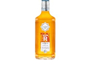 CleanCo | Clean R | Non Alcoholic Rum Alternative | Golden Spiced | Clean Rum | Low Carb & Diet Friendly | 70cl Bottle | Non Alcoholic Spirit | Vegan, Gluten-Free Formula