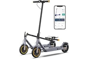 Riceel R50 Monopattino Elettrico con Freccia Direzionale, Velocità Fino a 25 Km/h, 30Km di Autonomia, 8.5" Pneumatici Solidi, Carico massimo 120 kg, Doppia frenata