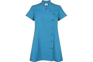 Proluxe Essentials Túnica de Belleza para el Cuerpo Cruzado Peluquería SPA Masaje Terapeuta Trabajo de Salud Uniforme de salón de uñas