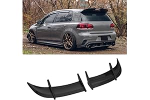 Spoiler Posteriore per Auto Stile AK, Ala per Coperchio dello Spoiler Posteriore Riduzione della Pressione ABS Compatibile con i Modelli (Nero Lucido con Effetto Fibra di Carbonio) di banapoy