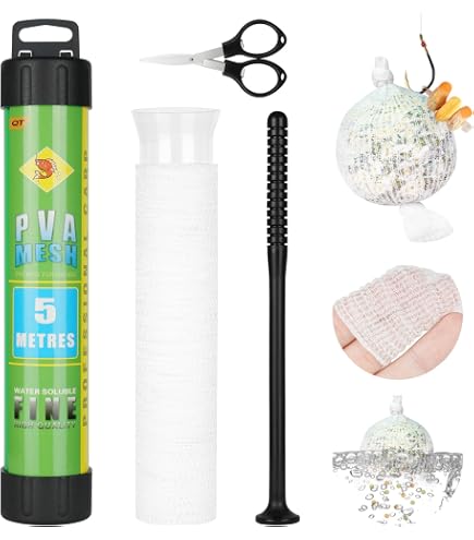 120 Sachets PVA Solubles 7x14 Cm – Dissolution Rapide Pour La Pêche à La Carpe