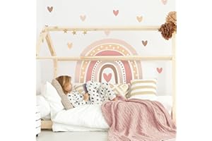 Little Deco DL935-1 - Adhesivo decorativo para pared, diseño de arcoíris