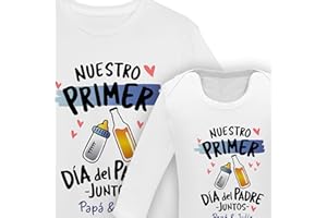 Evyre Gift T-Shirt Father's Day Personalized Name First Set Family Papa Dad Son Pack Original Funny Baby Bodysuit Infant Toast Father Love Toast