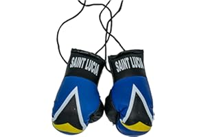 Unifun Saint Lucia Mini Boxing Gloves - Blue - 10.5 x 21cm - Speed Gloves - Boxing