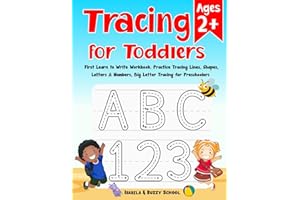 FLCH+YIGE Tracing for Toddlers: First Learn to Write Workbook |Letter Tracing Book | Practice Tracing Lines, Shapes, Letters & Numbers | Big Letter Tracing ... | Alphabet Writing Practice Ages 2+