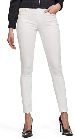 G-STAR RAW 3301 High Waist Skinny Ripped Ankle Jeans Donna : Amazon.it:  Abbigliamento