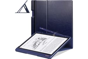 DONGZHU Etui do BOOX Note Air 2 & BOOX Note Air 2 Plus 10,3 cala z uchwytem na długopis, etui folio ze składaną i obracaną o 360 stopni Hard Shell (Deep Blue)