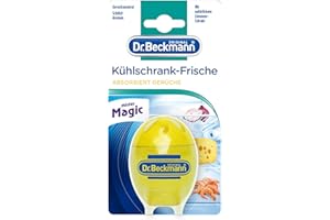 Dr. Beckmann Refrigerator Fresh | Desodorante para nevera | Neutraliza eficazmente los olores | con extracto de lima natural y alcohol orgánico | 40 g