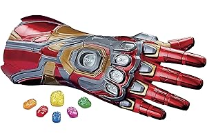Marvel Legends Series, Gant électronique articulé Iron Man Nano Gauntlet, lumières, Sons Authentiques du Film, Pierres d'infinité Amovibles