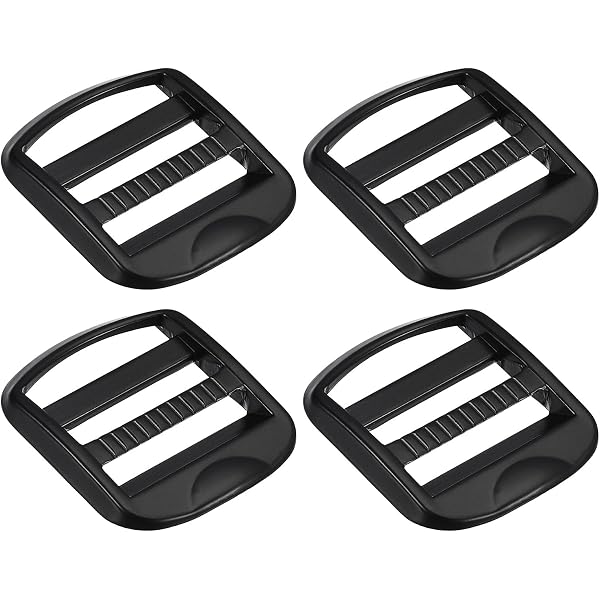 4 Fibbie Regolabili In Metallo Per Cinghie E Zaini – Larghezza 32mm, Colore Nero Opaco - 3