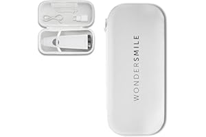 Wondersmile Irrigatore orale PRO Travel Case White – Tecnologia SmoothFlow per una cura ottimale dei denti e delle gengive – Pulitore interdentale con 5 modalità – Batteria Power con durata fino a 30