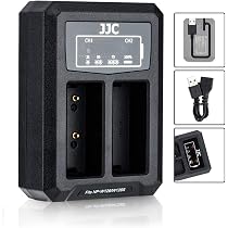 Pack 2 Batteries + Double Chargeur USB Pour Fujifilm X100V, X100F, X-T30, X-T200, X-Pro3… – 1500 MAh, Charge Rapide Type-C