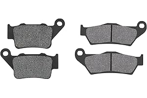 AHL 2 Paar Bremsbeläge kit für LC4 E 640 Enduro Supermoto 2000-2004 / LC 640 Aventure All models 2000-2005