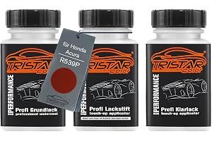 TRISTARcolor Billack 2+1 lackstift för Honda R539P Passion Red Perl +1K