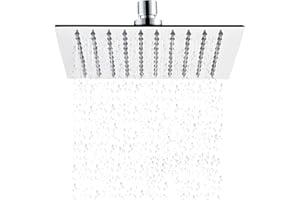 SANIDELL Duschkopf 12 Zoll 30 x 30cm - Edelstahl V304 Poliert – Kopfbrause Regendusche, Regenbrause Brausekopf, Antikalk-Funktion, Hochwertige Verarbeitung für Luxuriöses Duscherlebnis