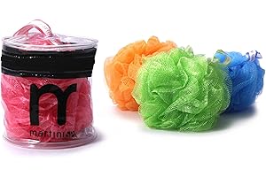 martini SPA - Massage Color - Esponja corporal de malla en bolsa de polietileno, color aleatorio (verde, naranja, azul, rosa), 55 g, 1 unidad