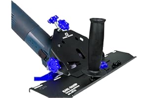 Karl Dahm Accesorio de Inglete para Radial Angular con Aspiración I Guía de Inglete Profesional con Aspiración Integrada I Para Baldosas y Piedra Natural de hasta 15 mm – 40723