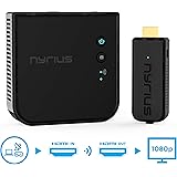 Nyrius NPCS549 AV Transmitter & Receiver Black Audio/Video Extender - A/V Extender (Micro-USB A, Power, Status, 0-40°C, -10-55°C, 10-80%, 100-240)