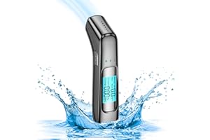 HooJtny Alcoholímetro Homologado DGT, Alcoholímetro Portátil Certificado Profesional Digital con Sensor Semiconductor, Recargable por USB