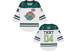Teenage Mutant Ninja Turtles Boy's TMNT Long Sleeve Hockey Jersey - Boys 4-20 Sizes TMNT Long Sleeve Hockey Jersey - Boys 4-20 Sizes