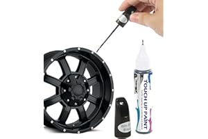 Flaconi Stylo de Retouche pour Voiture - Retouche Pneus, Peinture et Carrosserie - Convient aux Réparations de Rayures (Noir)