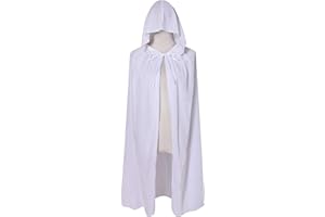 Txian Kids Hooded Velvet Cloak Halloween Christmas Fancy Cape for Kids