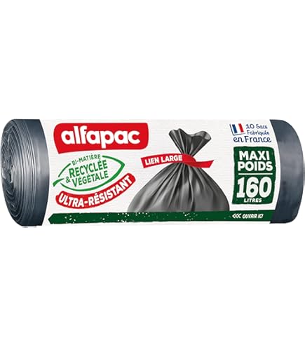 Sac Poubelle 150l Ultra Resistant Sac Poubelle 160 L Noir